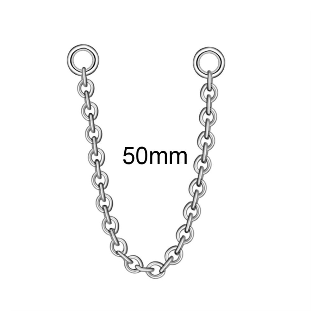 Body Jewelry Piercing - Fashion Titanium Nose Chain Three Layer