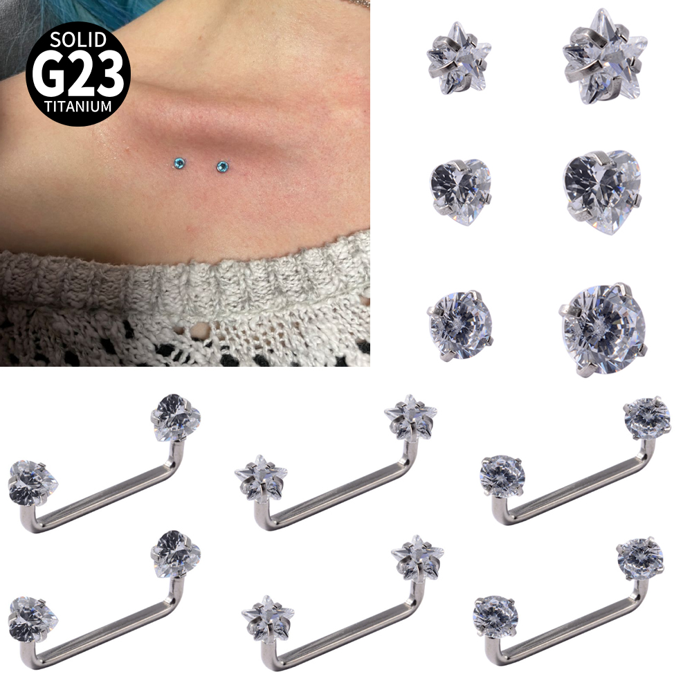 3-1PCS Implant Grade Titanium  - Body Jewelry Dermal recensione e prezzo