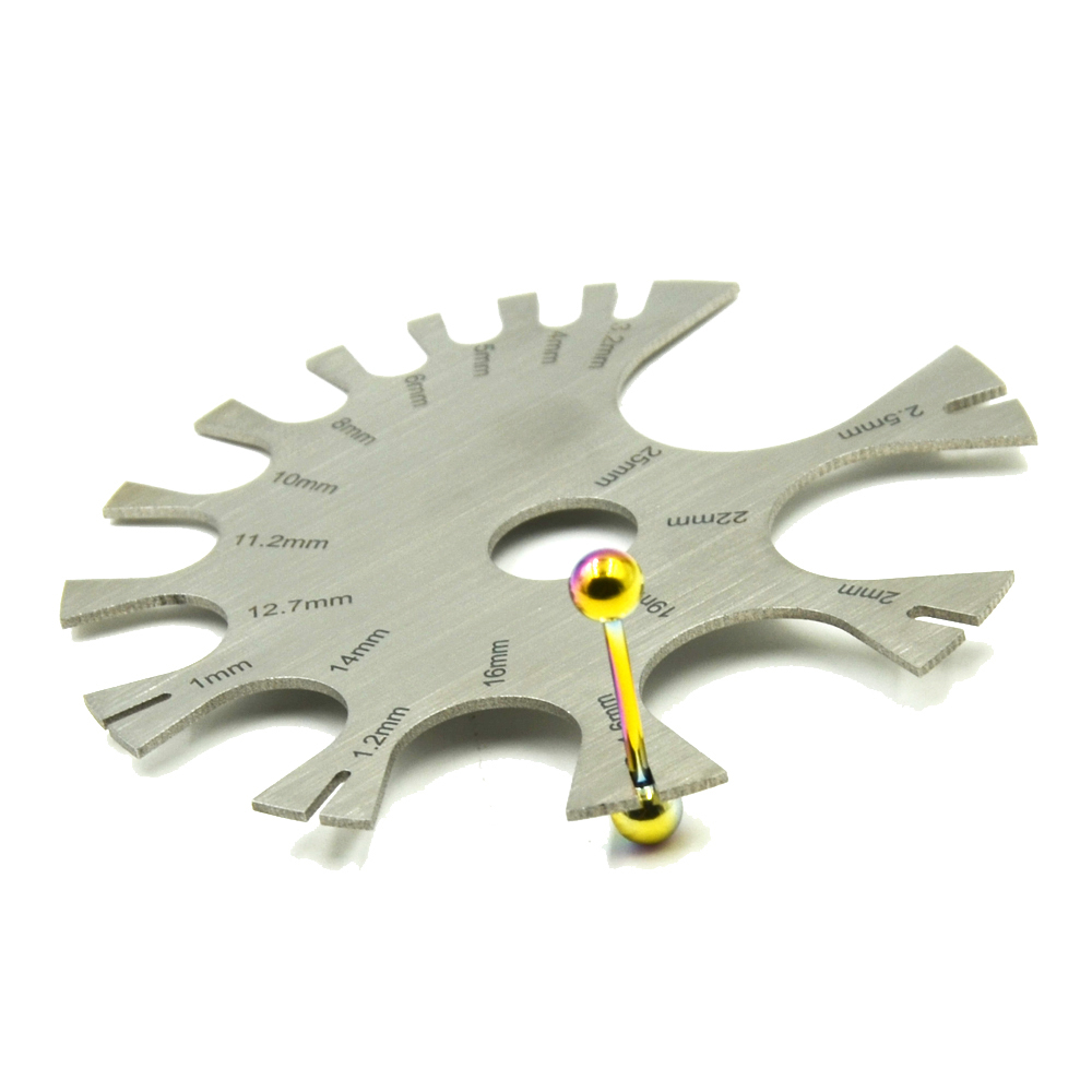 Stainless Steel Gauge Wheel Be - Body Jewelry Gauge To Mm recensione e prezzo