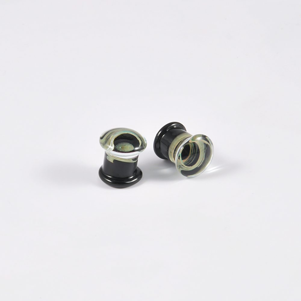 Pair Quality Glass Vortex Ear  - Body Piercing Quality Jewelry recensione e prezzo