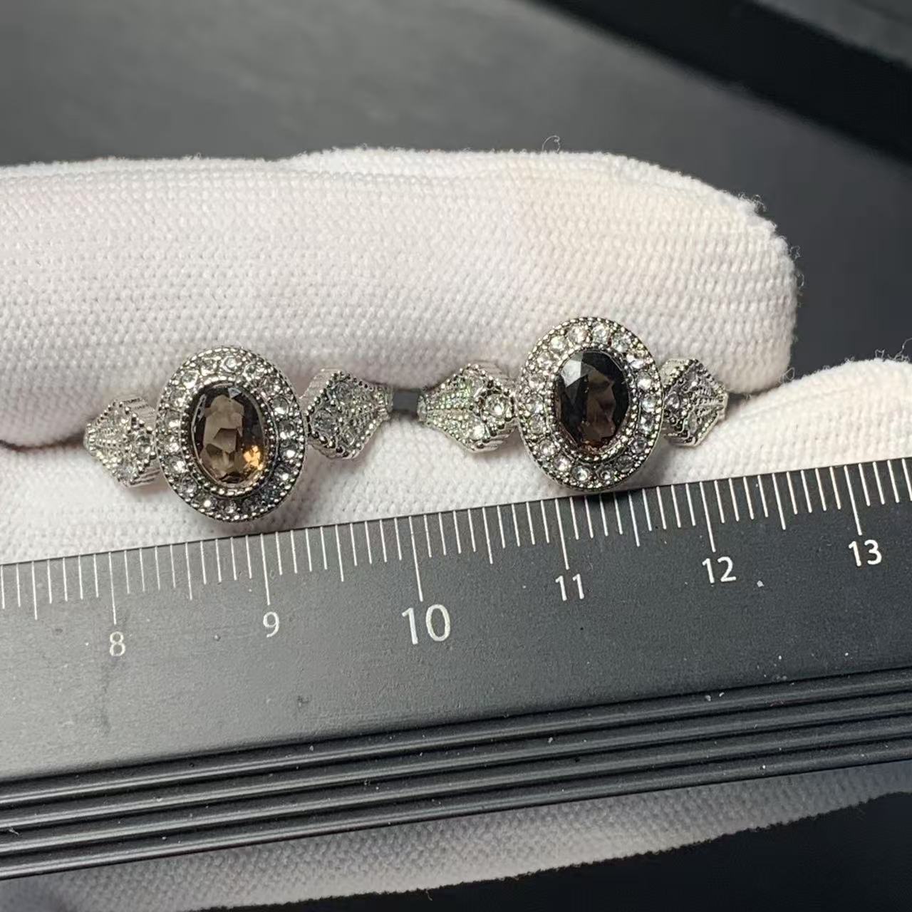 MM Natural Smoky Quartz Ring A - Body Jewelry Wholesale recensione e prezzo