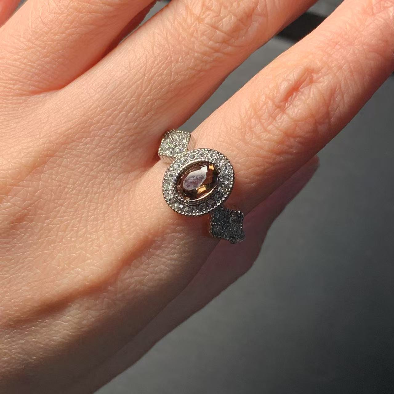 MM Natural Smoky Quartz Ring A - Body Jewelry Wholesale recensione e prezzo