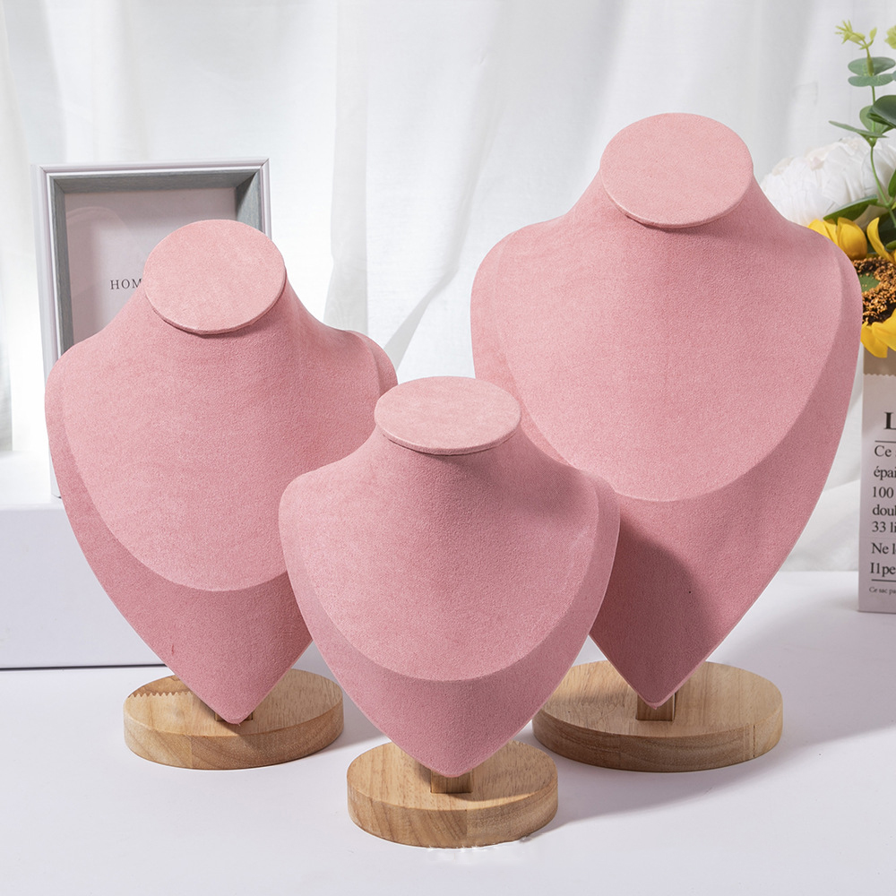 1pc Wooden Mannequin Bust Neck - Body Jewelry Holder recensione e prezzo