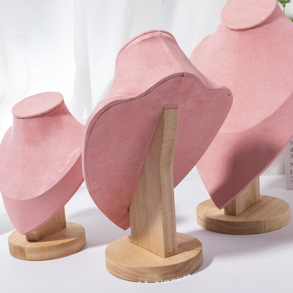 1pc Wooden Mannequin Bust Neck - Body Jewelry Holder recensione e prezzo