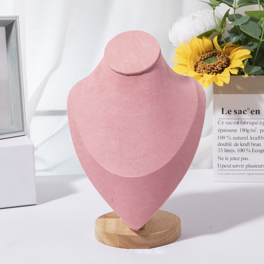 1pc Wooden Mannequin Bust Neck - Body Jewelry Holder recensione e prezzo