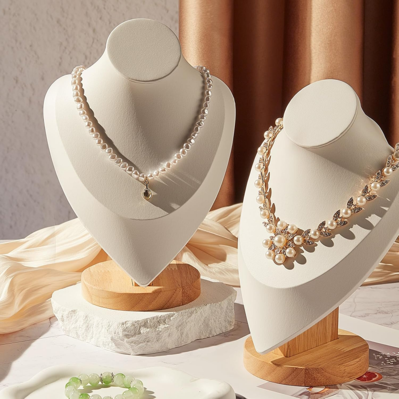 Necklace Display Stand Bamboo  - Body Jewelry Holder recensione e prezzo