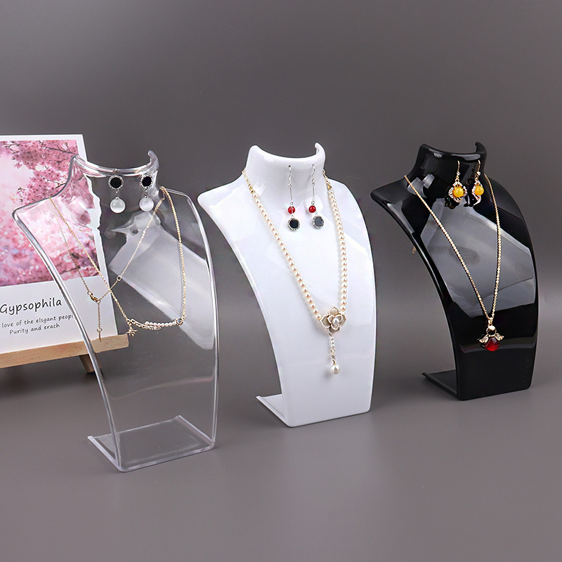Plastic Mannequin Necklace Dis - Body Jewelry Holder recensione e prezzo