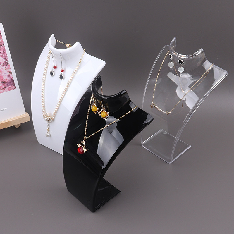 Plastic Mannequin Necklace Dis - Body Jewelry Holder recensione e prezzo