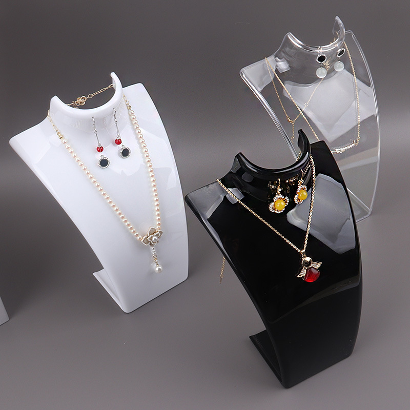 Plastic Mannequin Necklace Dis - Body Jewelry Holder recensione e prezzo