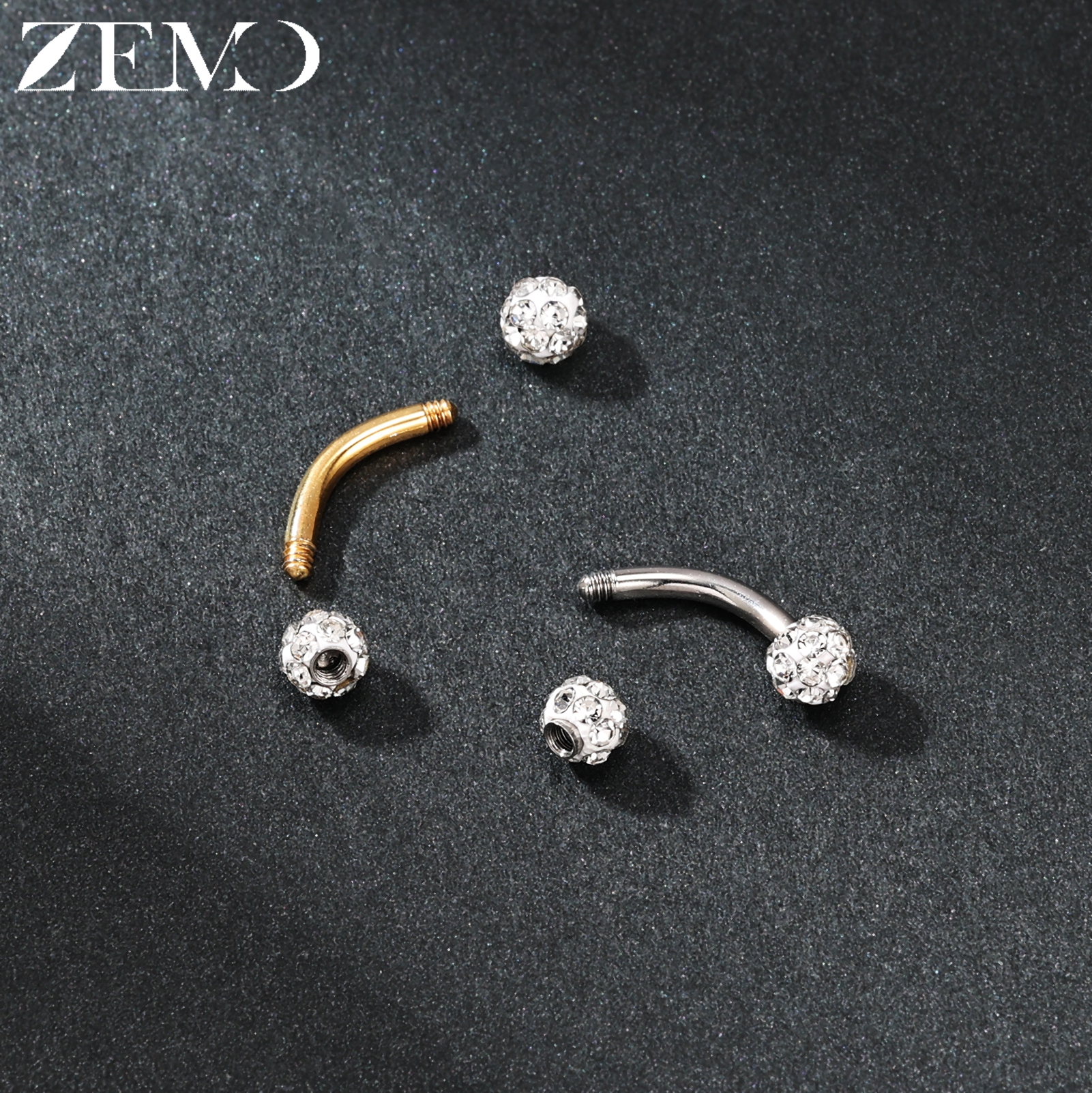 ZEMO 1PC 14/16G Stainless Stee - Eyebrow Curved Barbell recensione e prezzo