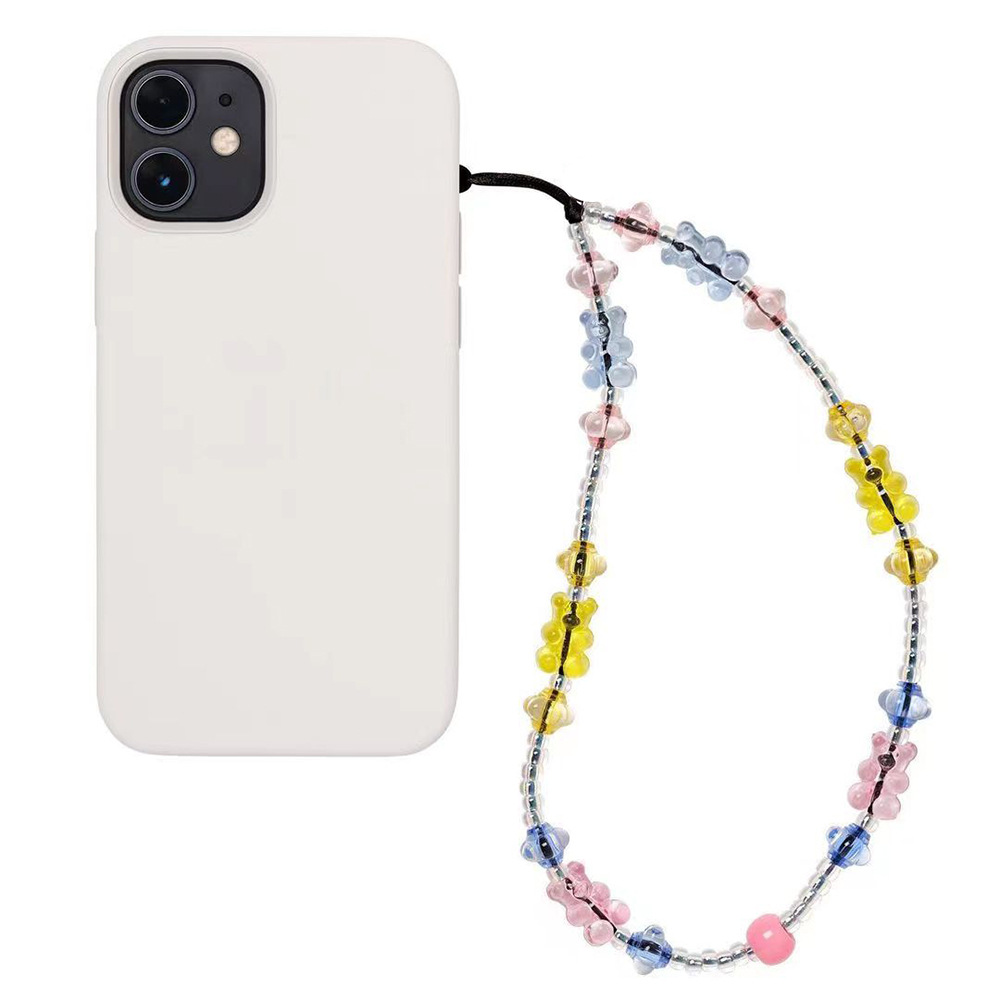 Cute Bear Charm Phone Chain Cl - Body Jewelry Wholesale recensione e prezzo