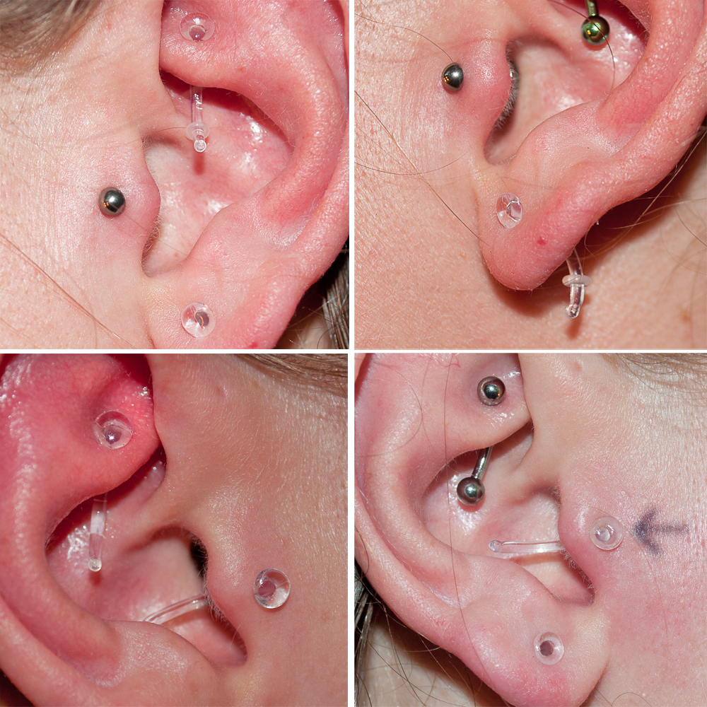 1PC Glass Nose Stud Transparen - Body Jewelry Holder recensione e prezzo