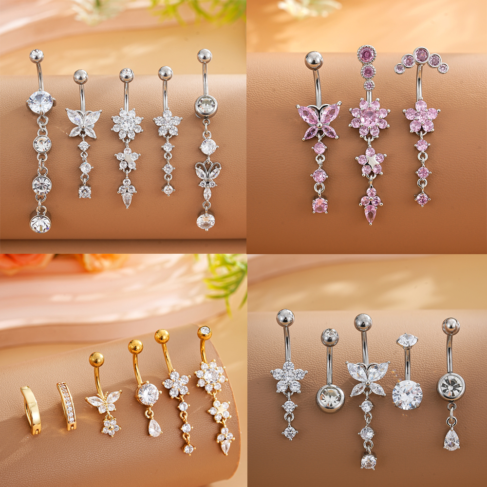 3-8pcs/lot Mixed-Style Belly B - Belly Bar Titanium recensione e prezzo
