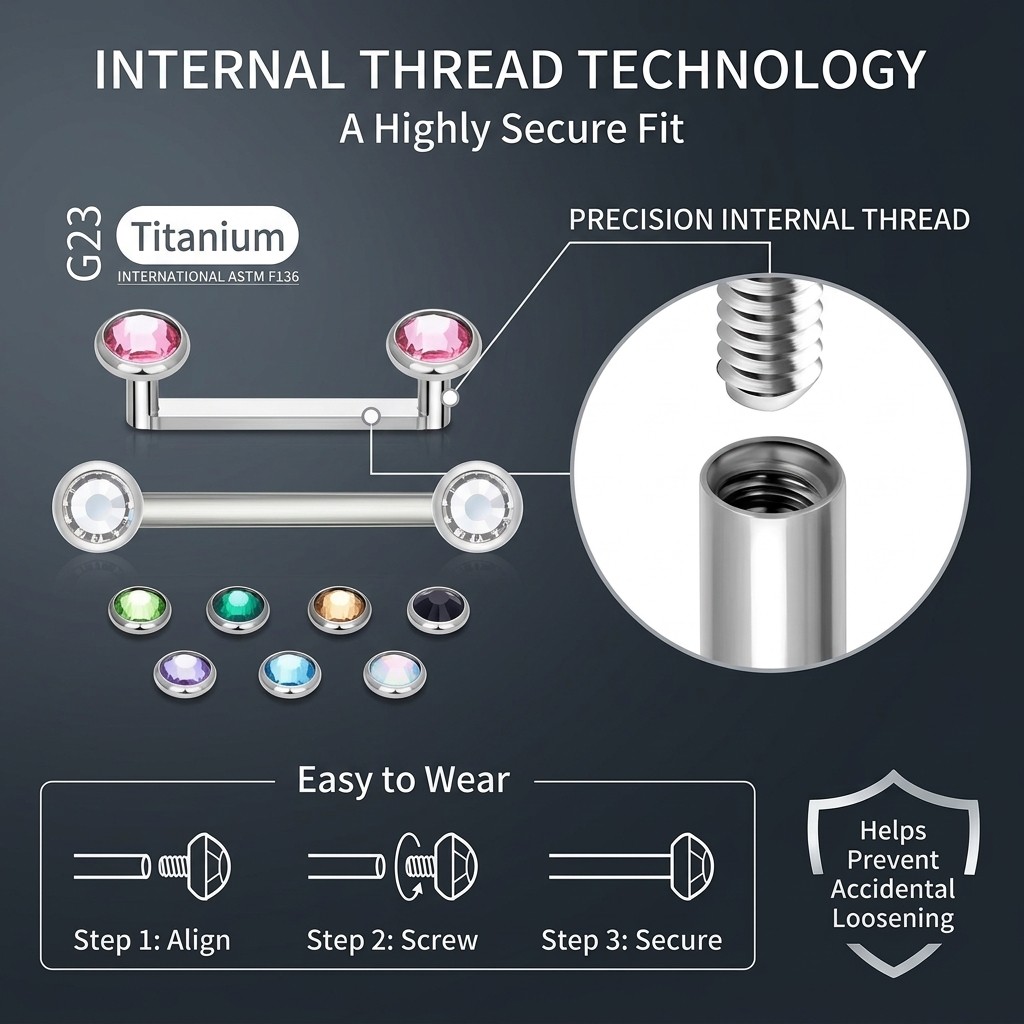 Tiny Minimalist F136 Titanium  - Body Jewelry Dermal recensione e prezzo