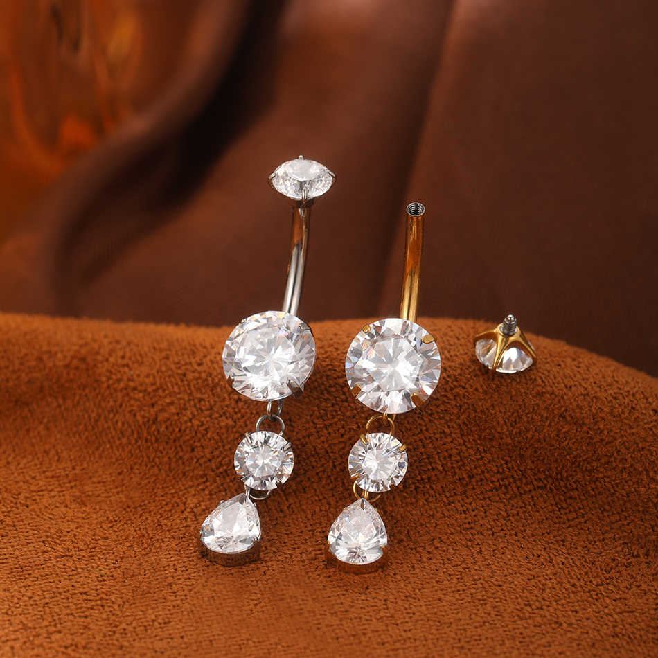 1/5Pcs ASTM F136 Titanium 14G  - Belly Bar Titanium recensione e prezzo