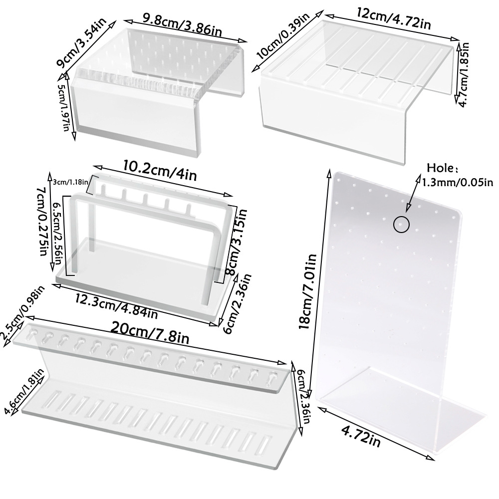 1pcs Acrylic Clear Display Boa - Body Jewelry Holder recensione e prezzo