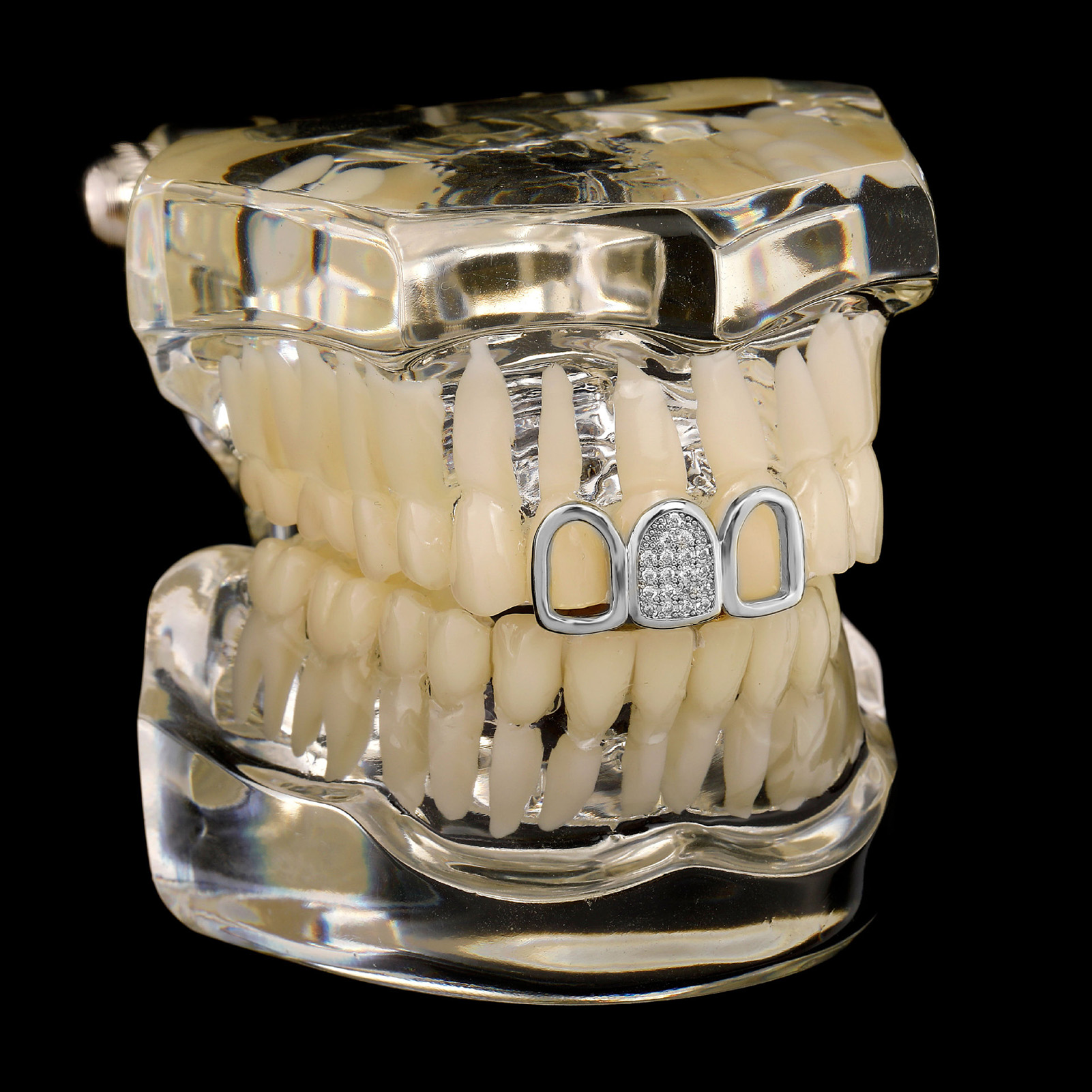Rhinestone Teeth Cover Gold Pl - Body Jewelry Piercing recensione e prezzo