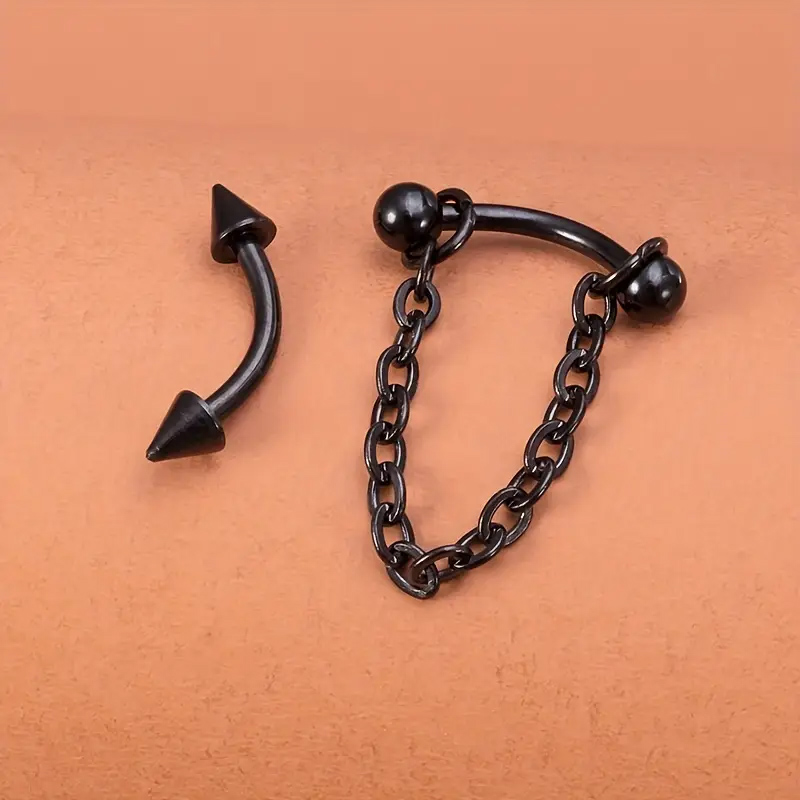 2pcs Stainless Steel Curved Ba - Eyebrow Curved Barbell recensione e prezzo