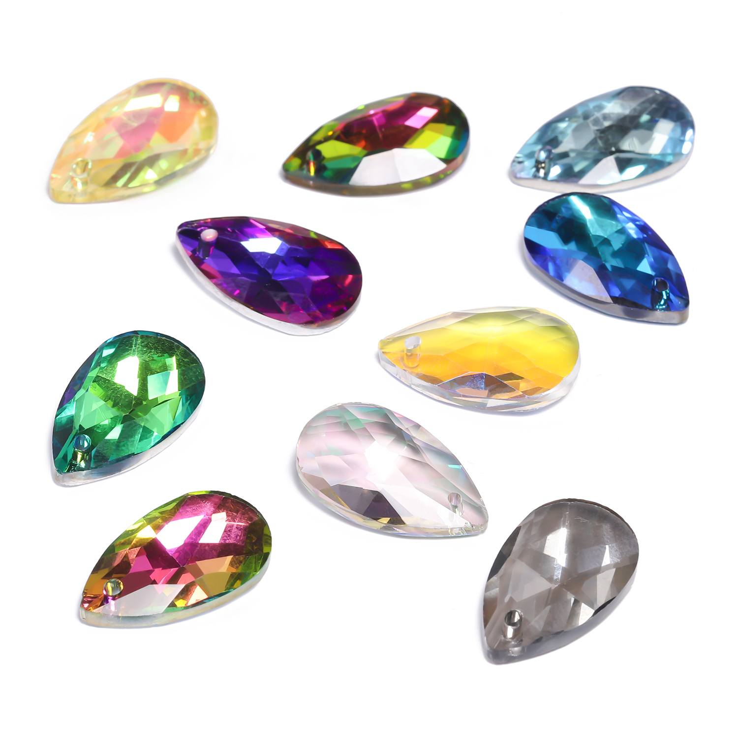 8pcs 13x22mm Single Hole Glass - Body Jewelry Piercing recensione e prezzo