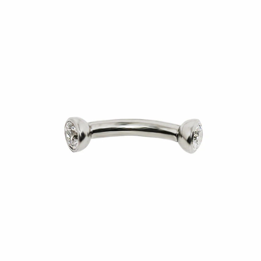 F136 Titanium Piercings Eyebro - Eyebrow Curved Barbell recensione e prezzo