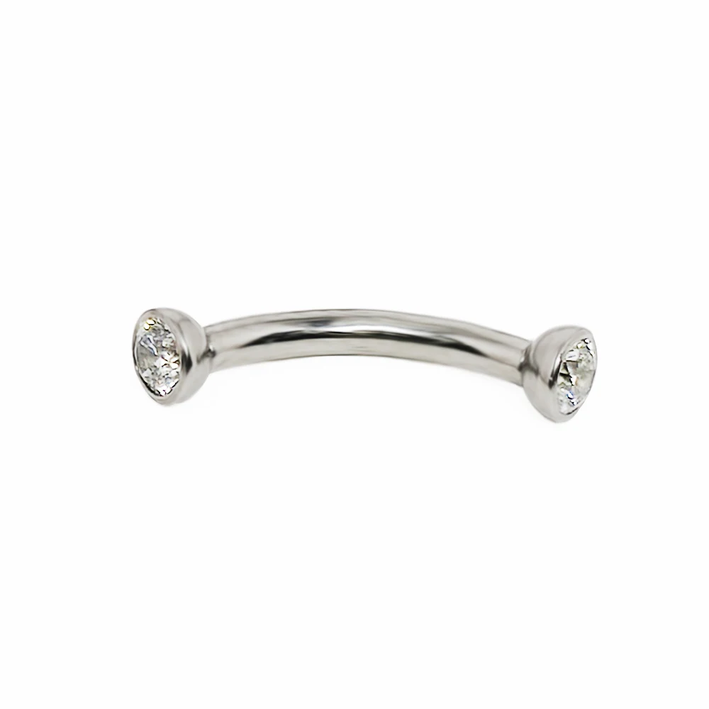 F136 Titanium Piercings Eyebro - Eyebrow Curved Barbell recensione e prezzo