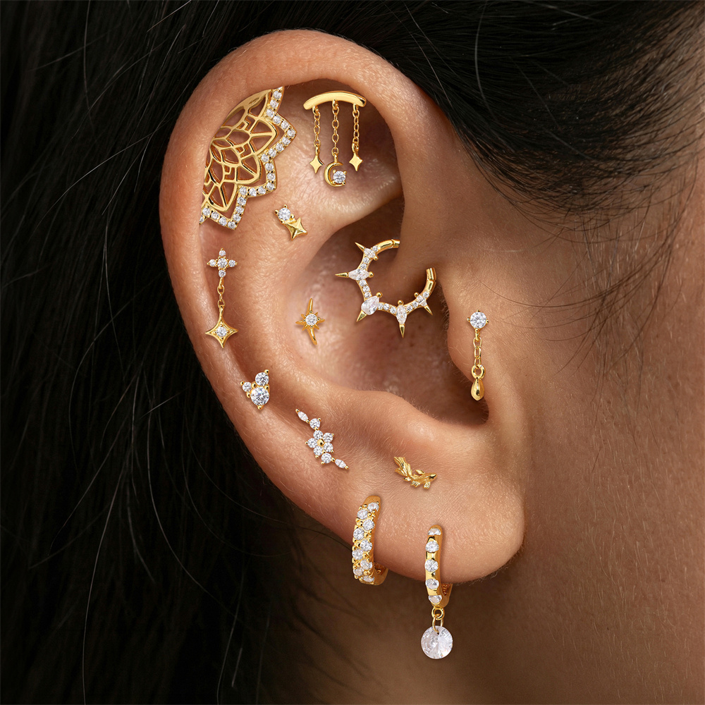 AIDE 925 Sterling Silver Skele - Star Flat Back recensione e prezzo