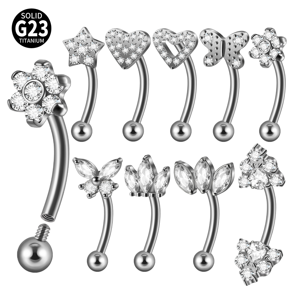 Dreamlee 1Pc G23 Titanium Rook - Eyebrow Curved Barbell recensione e prezzo