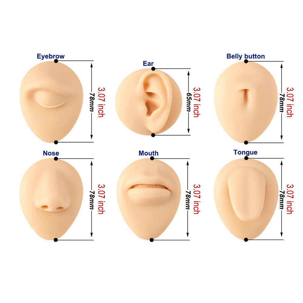 1pc Silicone Human Mouth Nose  - Body Jewelry Holder recensione e prezzo