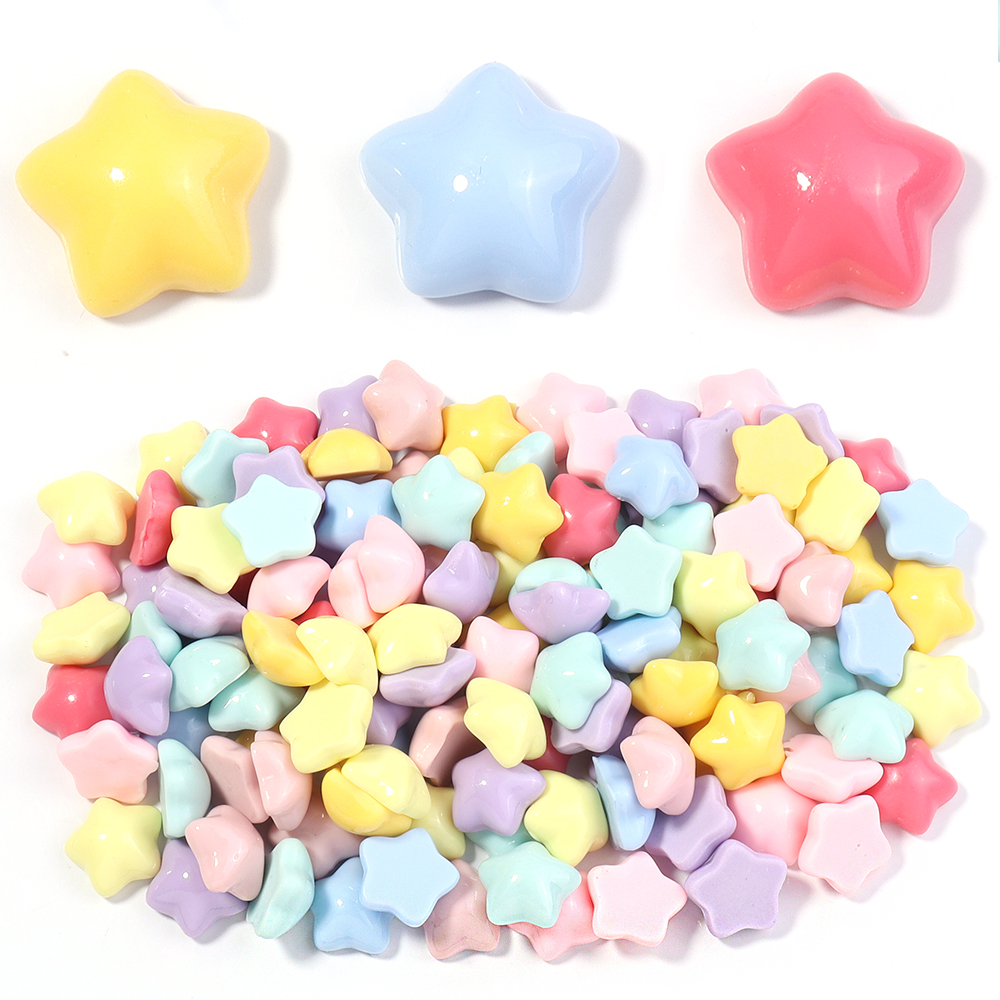 50pcs/lot 16mm Colorful Star R - Star Flat Back recensione e prezzo