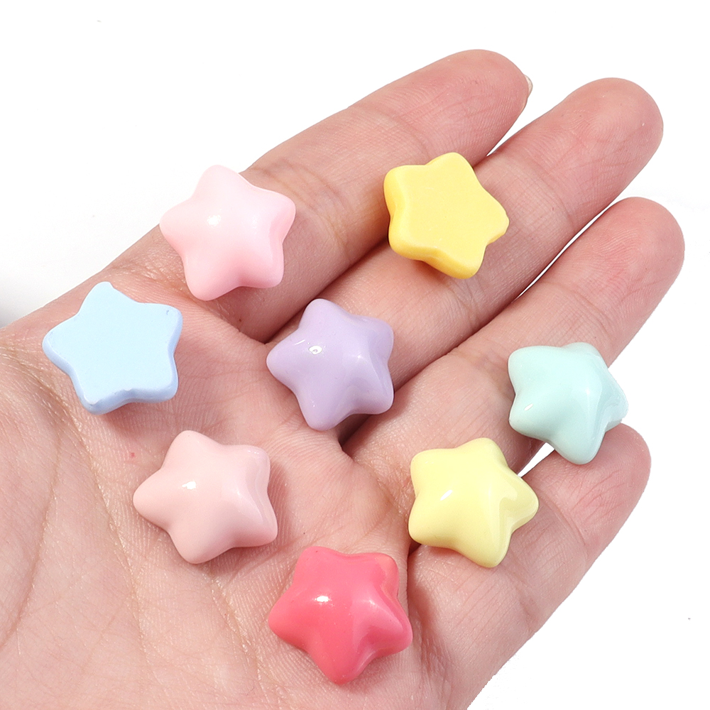 50pcs/lot 16mm Colorful Star R - Star Flat Back recensione e prezzo