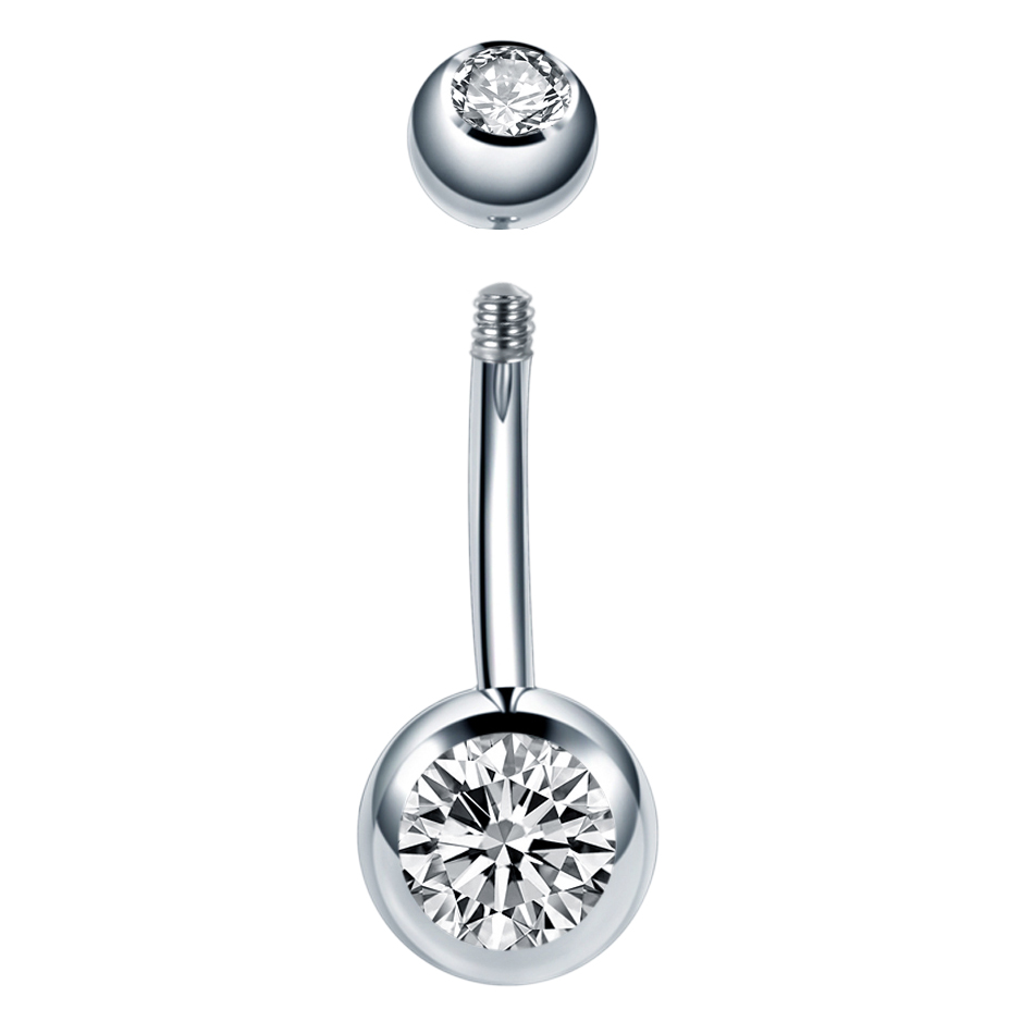 10Pcs/lot G23 Titanium Belly B - Belly Bar Titanium recensione e prezzo