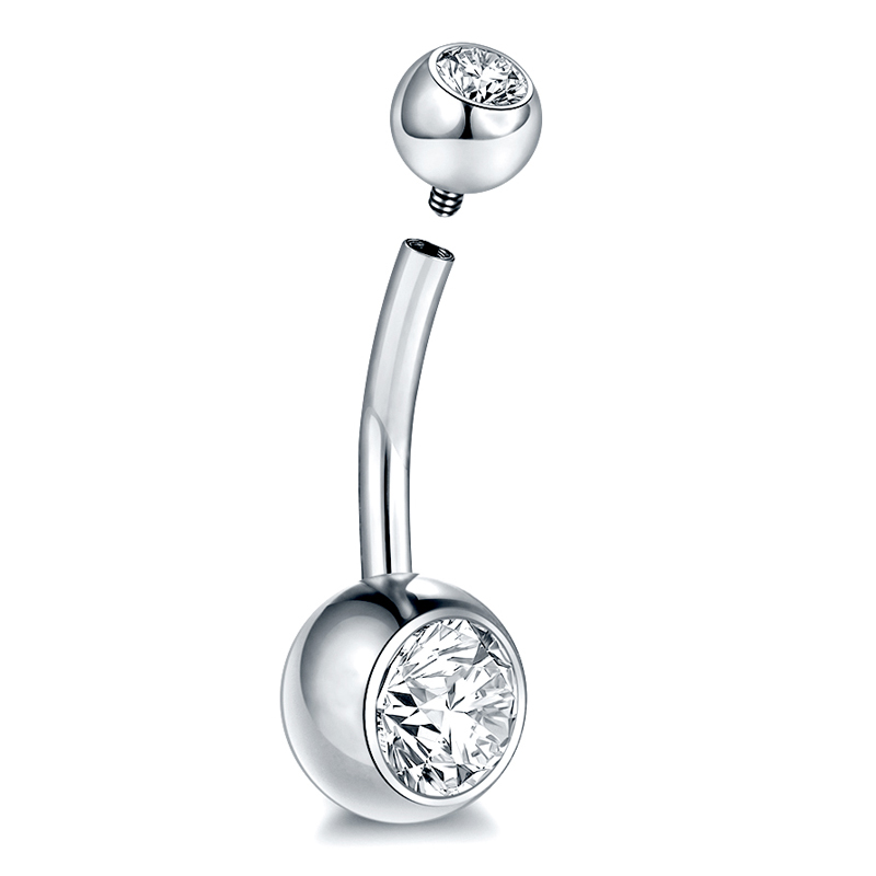10Pcs/lot G23 Titanium Belly B - Belly Bar Titanium recensione e prezzo