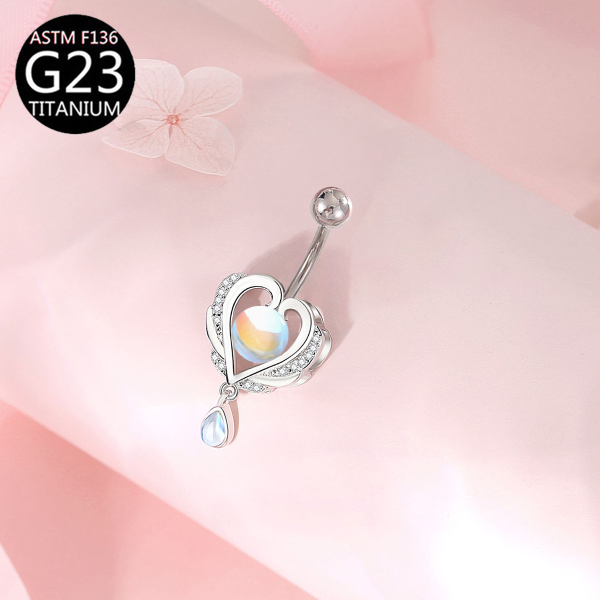 G23 Titanium Pin Belly Button  - Belly Bar Titanium recensione e prezzo