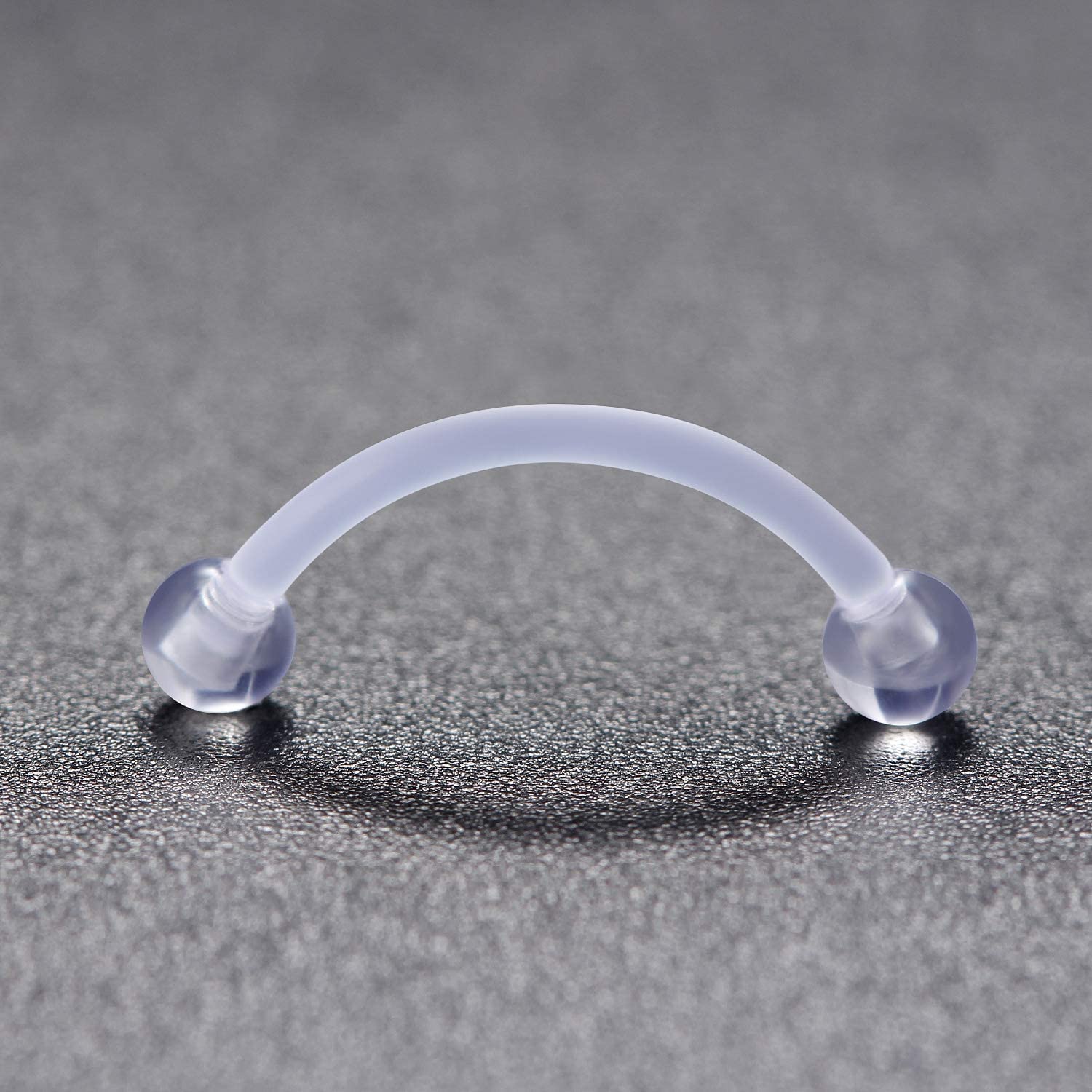 16G Clear Acrylic Bioflex Stai - Eyebrow Curved Barbell recensione e prezzo