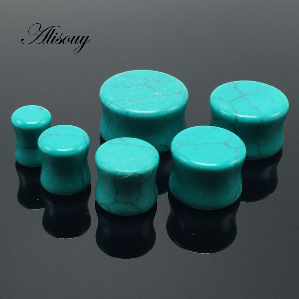 Alisouy 2 pieces fashion Green - Body Jewelry Gauge To Mm recensione e prezzo