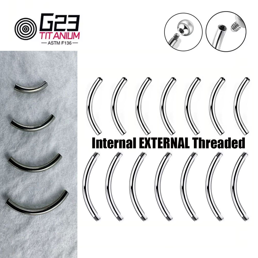 Wholesale 5/10/50pcs G23 Titan - Belly Bar Titanium recensione e prezzo