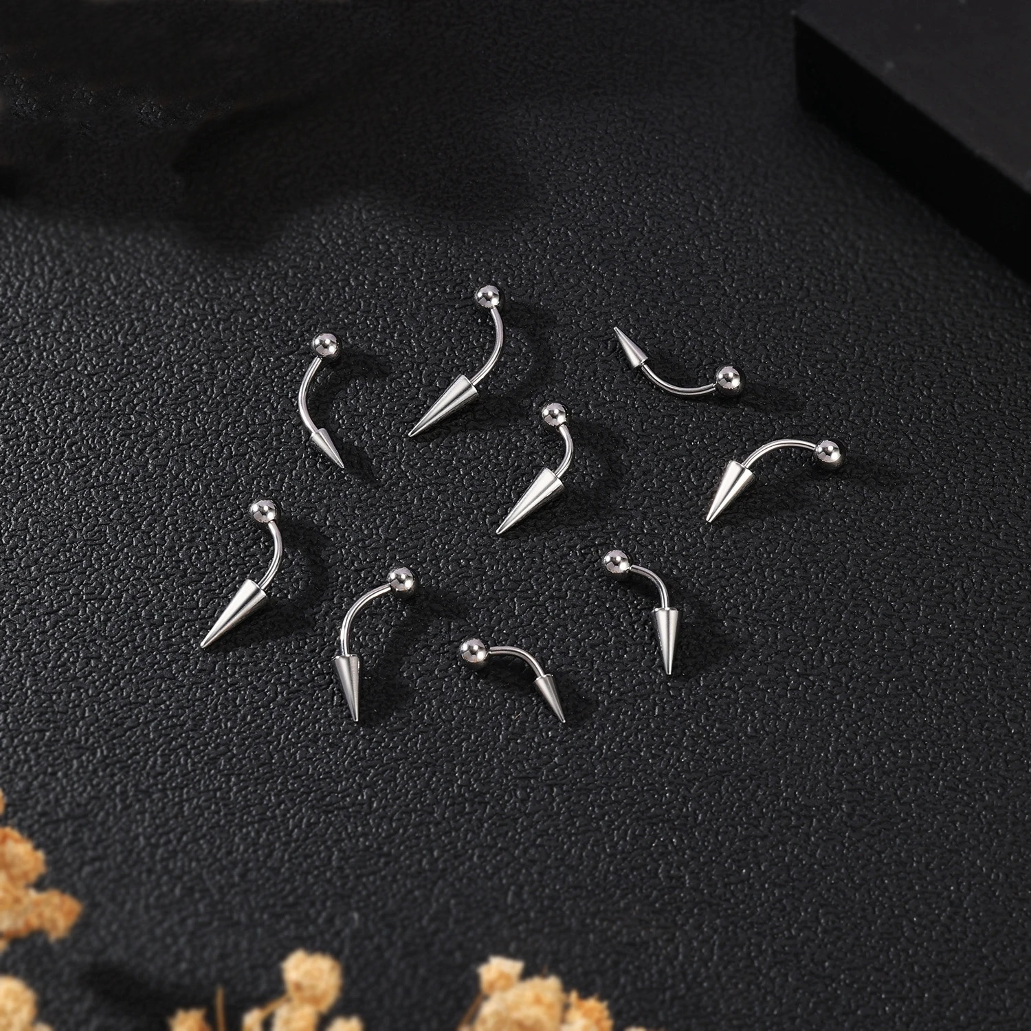 1PC 16G Long Spike Bridge Stai - Eyebrow Curved Barbell recensione e prezzo