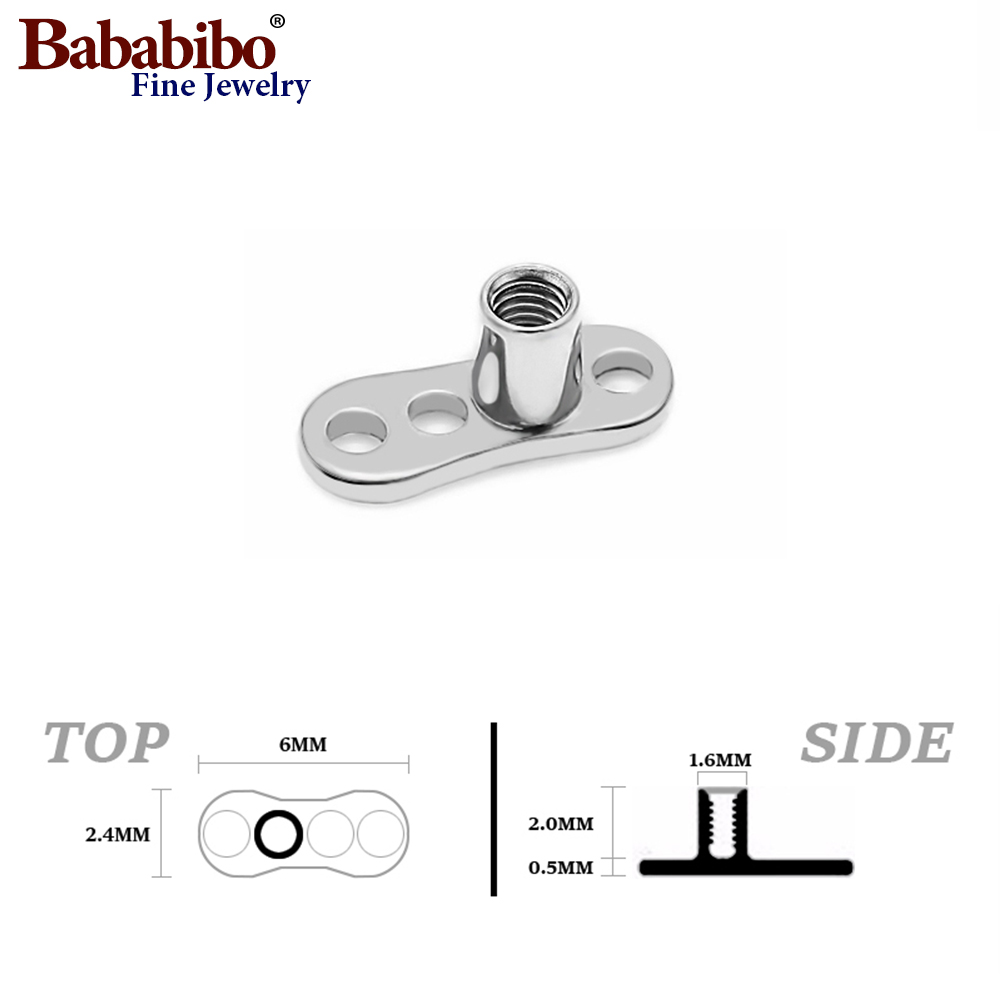 10pcs 14G 2mm /2.5mm G23 Titan - Body Jewelry Dermal recensione e prezzo