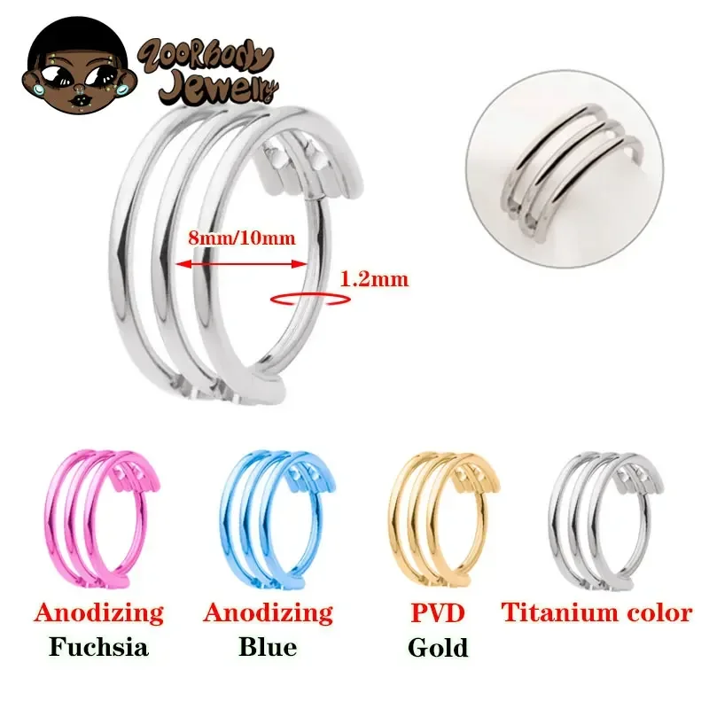 G23 Titanium Three Layer Hollo - Body Piercing Quality Jewelry recensione e prezzo