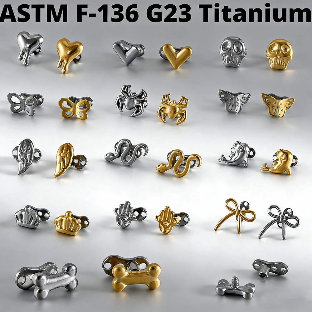 1PC F136 Titanium Dermal Ancho - Body Jewelry Dermal recensione e prezzo