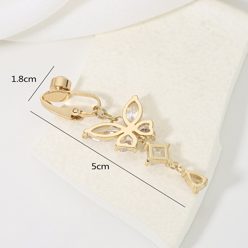 Clip On Fake Navel Belly Butto - Body Jewelry Wholesale recensione e prezzo