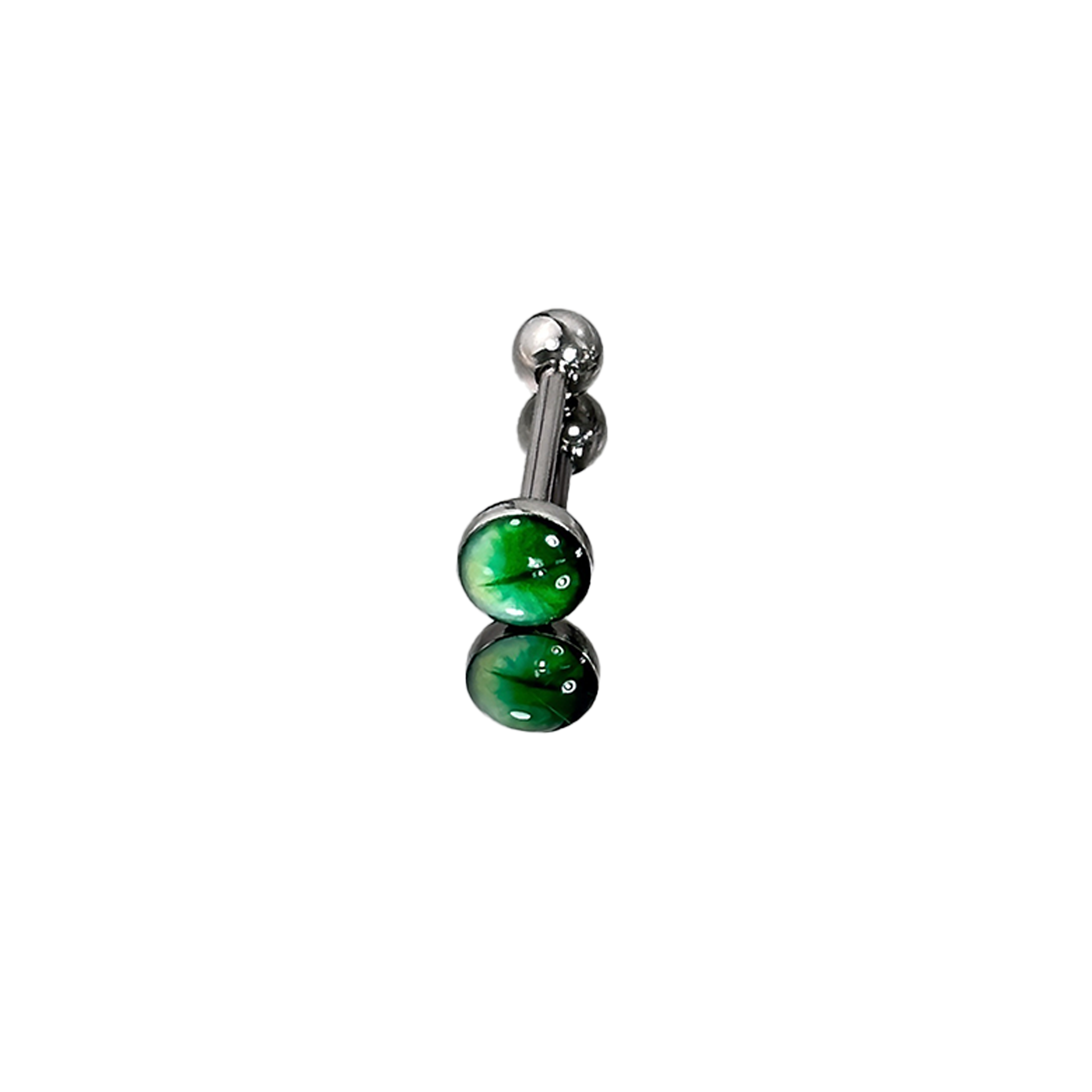 1Pc High-Quality Trendy Green  - Body Piercing Quality Jewelry recensione e prezzo