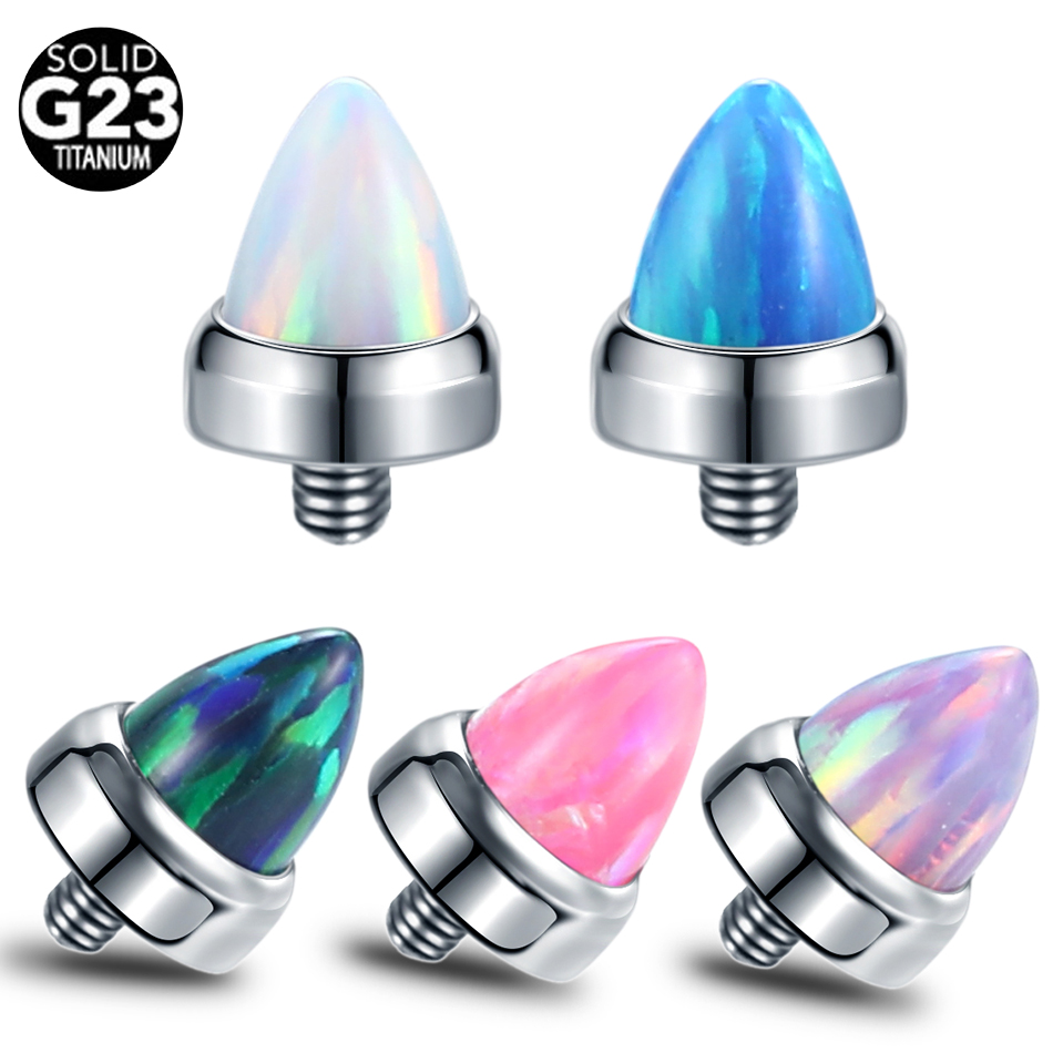 1PC Titanium Claw Set Opal Bul - Body Jewelry Dermal recensione e prezzo
