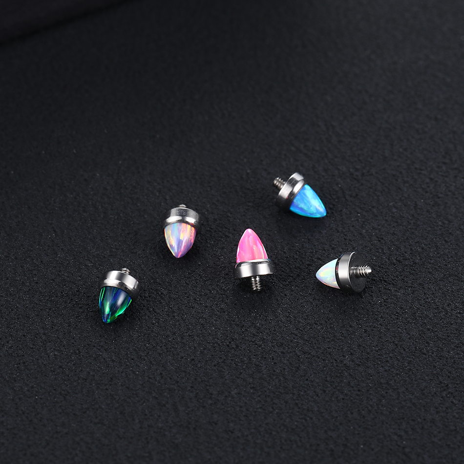 1PC Titanium Claw Set Opal Bul - Body Jewelry Dermal recensione e prezzo