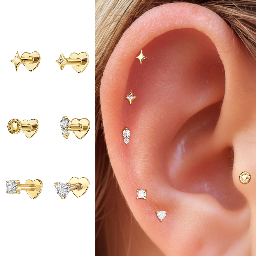 AIDE 925 Sterling Silver Star/ - Star Flat Back recensione e prezzo