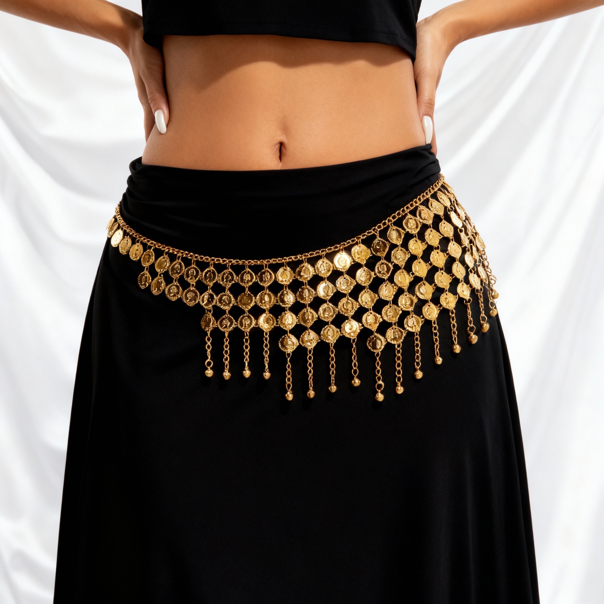 Boho Beauty Portrait Coin Bell - Body Jewelry Sale recensione e prezzo