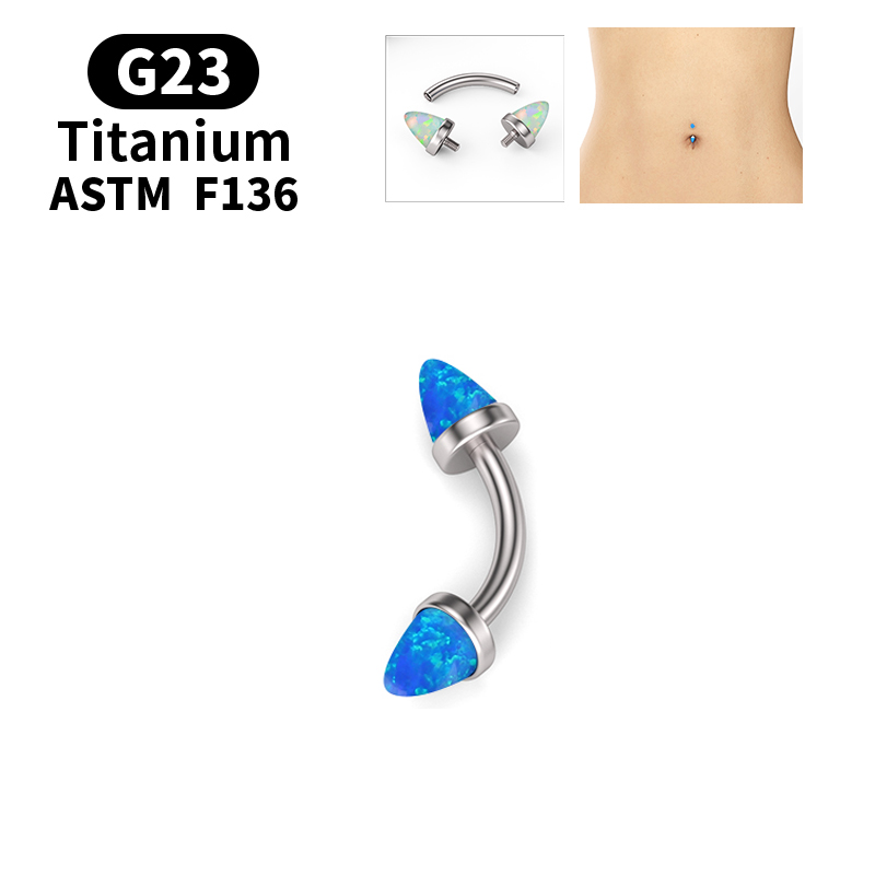 G23 Titanium Exquisite Opal Be - Belly Bar Titanium recensione e prezzo
