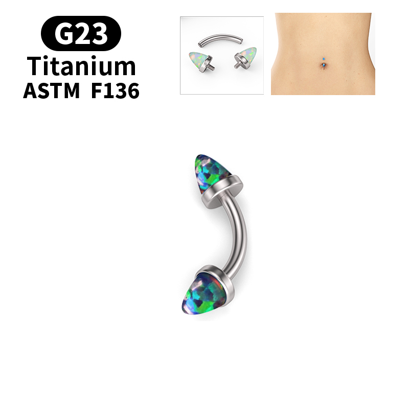 G23 Titanium Exquisite Opal Be - Belly Bar Titanium recensione e prezzo