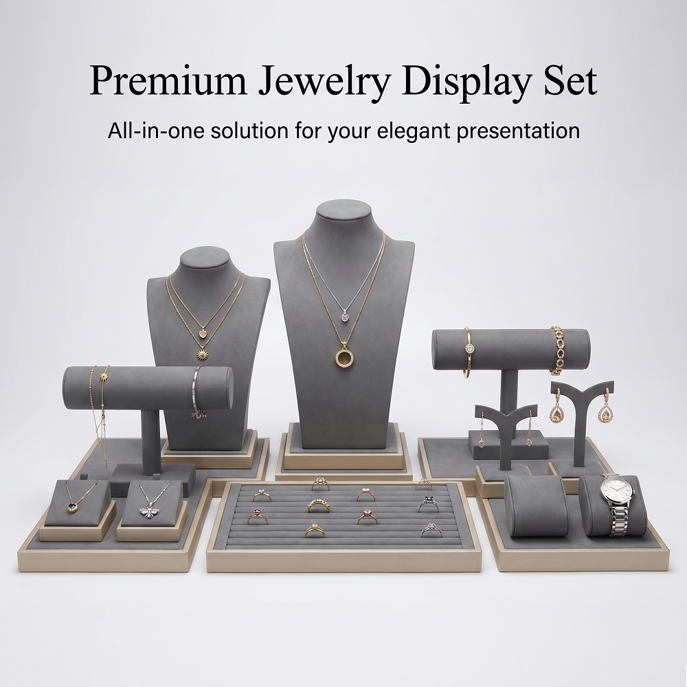 Microfiber Jewelry Display Set - Body Jewelry Holder recensione e prezzo