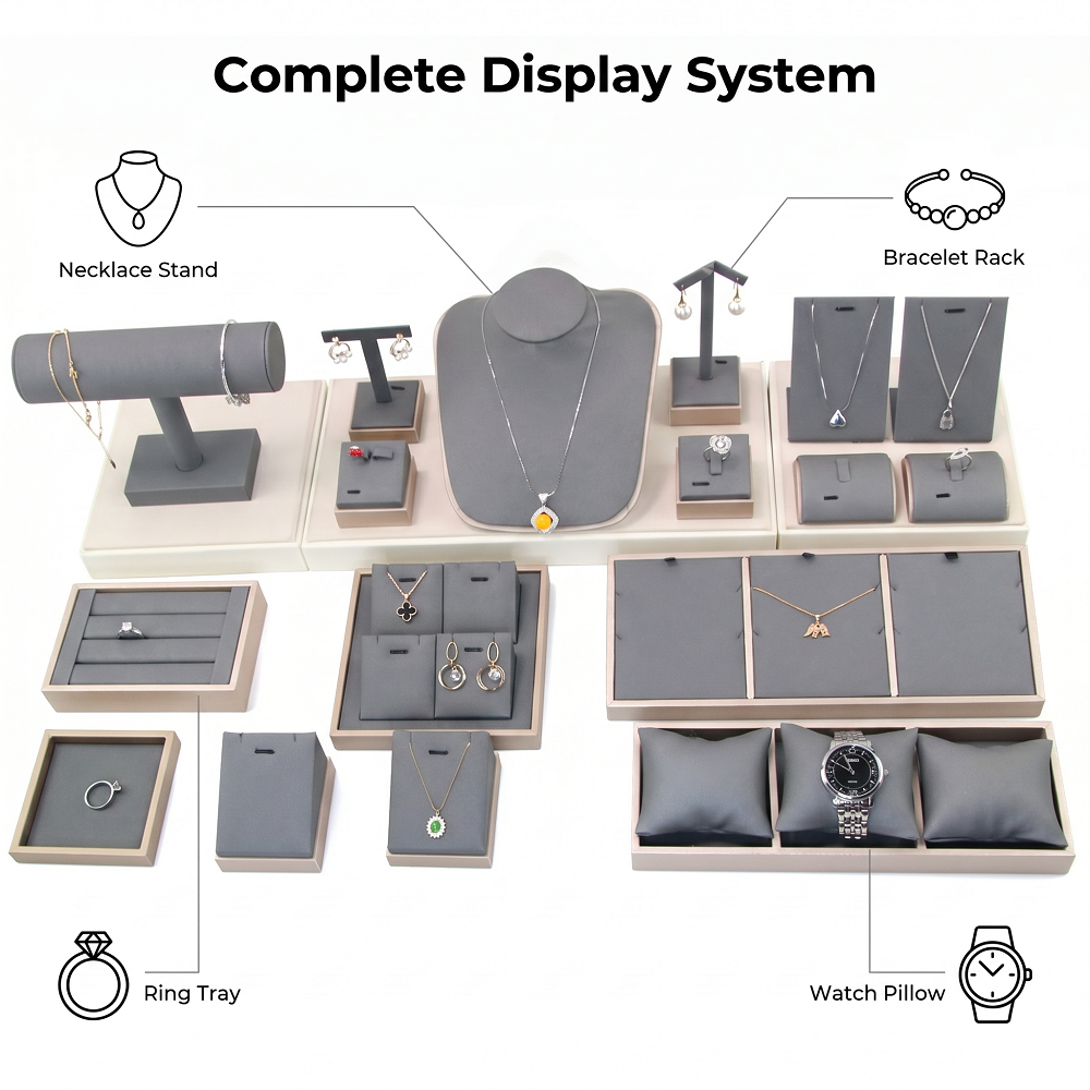 Microfiber Jewelry Display Set - Body Jewelry Holder recensione e prezzo